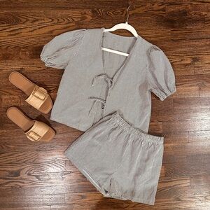 Two Piece Stripe Set